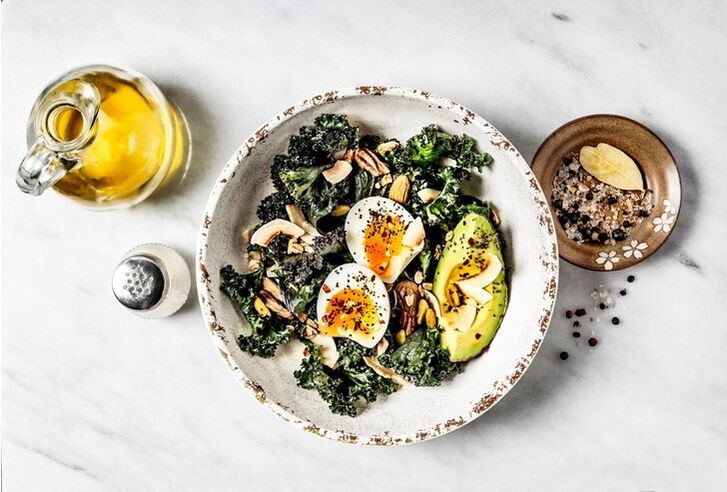 menu diet telur
